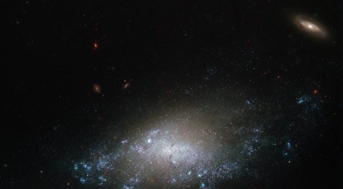 Эффектная смерть: звезда прошла слишком близко от чёрной дыры Это изображение спиральной галактики NGC 3274