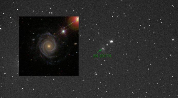 Польские астрономы любители обнаружили третью сверхновую