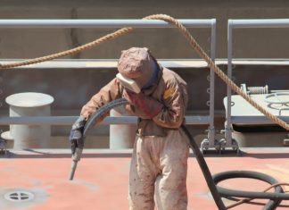 Пескоструйная очистка металлоконструкций