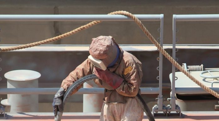 Пескоструйная очистка металлоконструкций