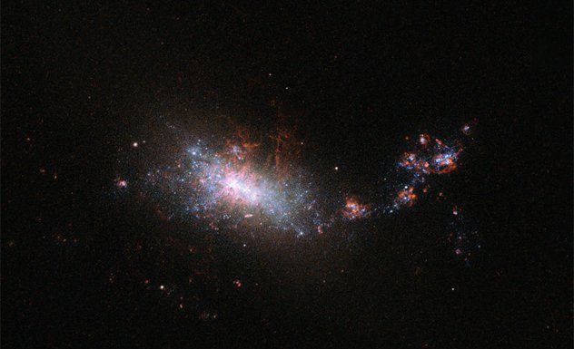 Обнаружена гигантская галактика «медуза»