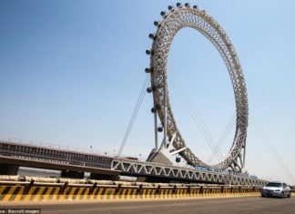 Колесо обозрения без спиц построили в КНР